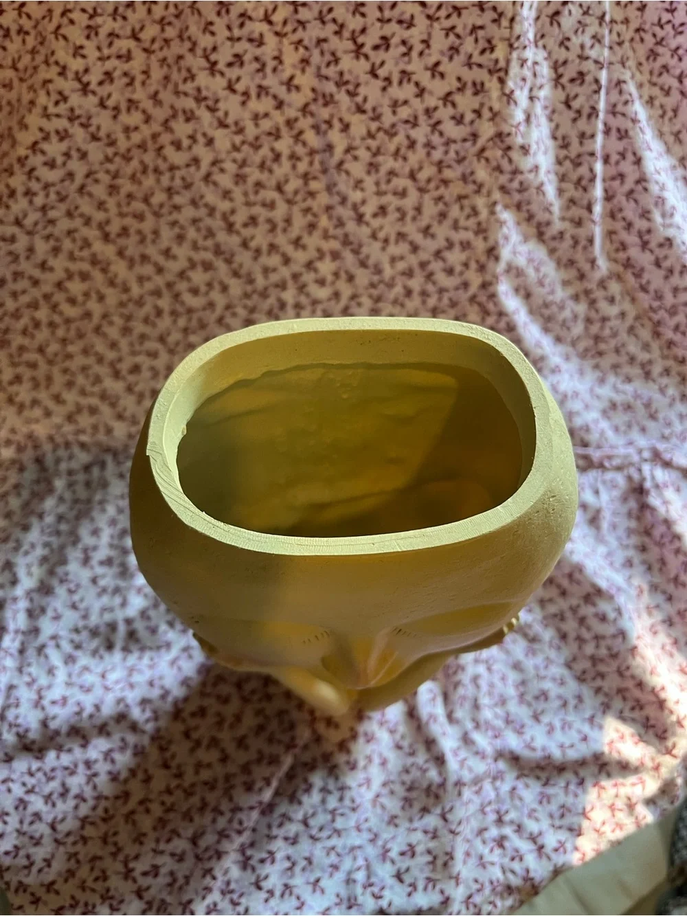 Girl Head Sculpture Vase or Flower Pot
